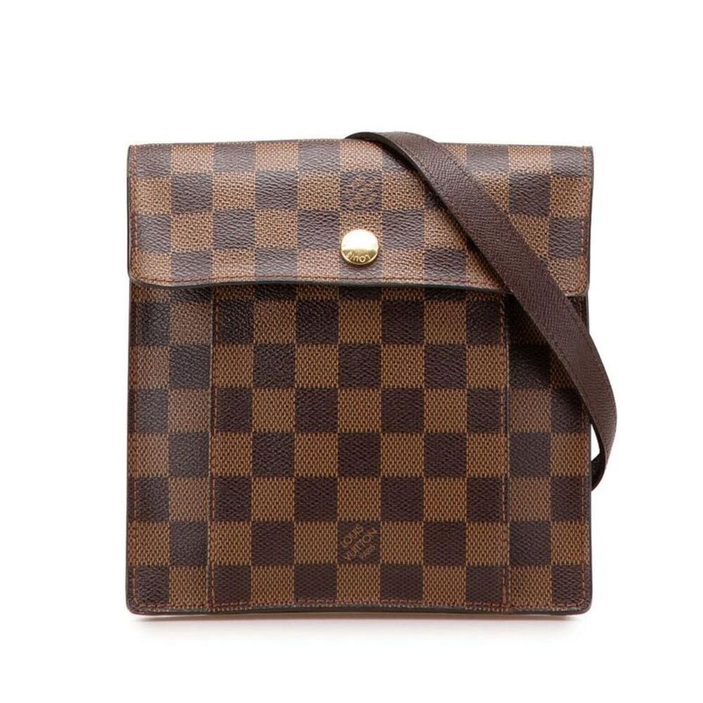 Pre Loved louis vuitton Cite Shoulder Bag Women Brown Crossbody Bags - Picture 1 of 8
